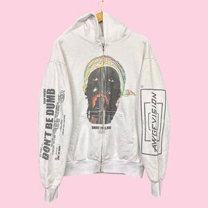 AWGE x Asap Rocky Don't Be Dumb Hip-Hop Zip-Up Hoodie M